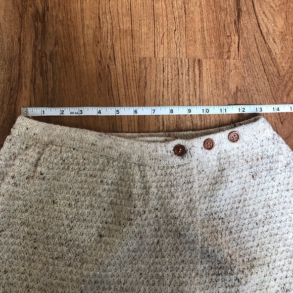 Vintage Marisa Christina Sweater Skirt with wooden buttons - Picture 6 of 8